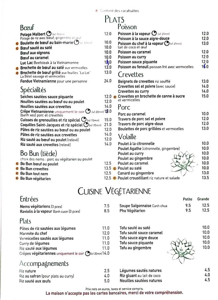 Thu-Thu - Menu Image 1